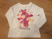 Load image into Gallery viewer, Personalised Age Birthday Tee/Long Sleeve Tee