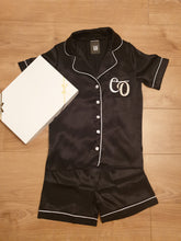 Load image into Gallery viewer, Personalised initial Satin Pajamas (Short)
