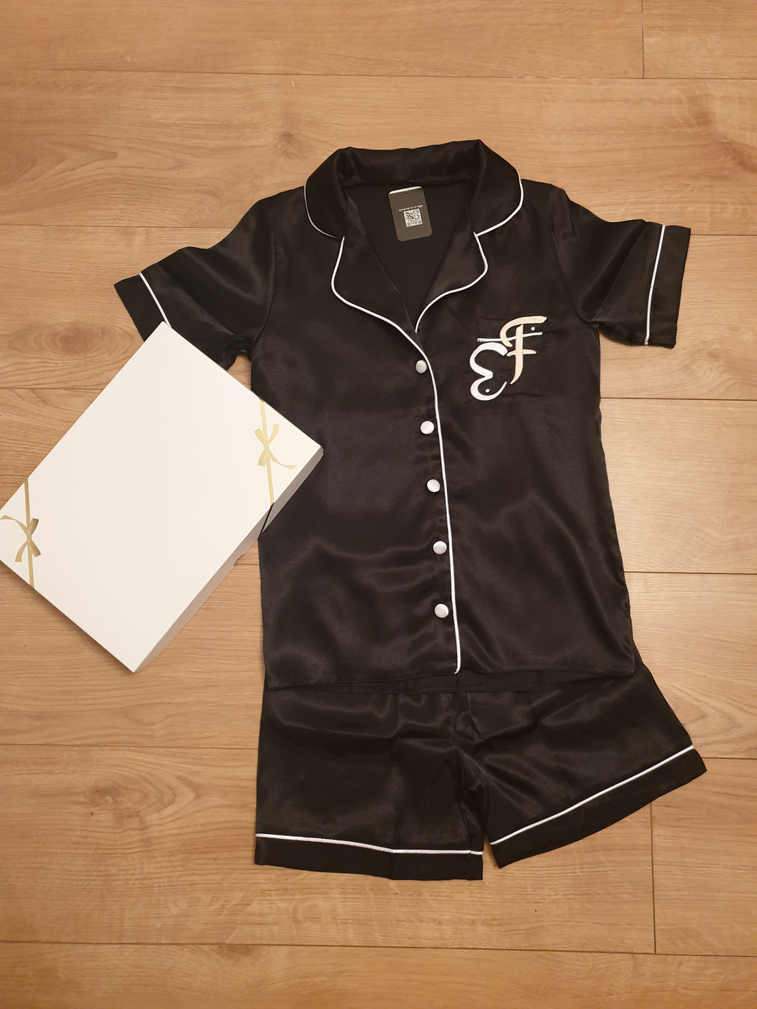Personalised initial Satin Pajamas (Short)