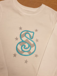 Initial Long Sleeve T Shirt