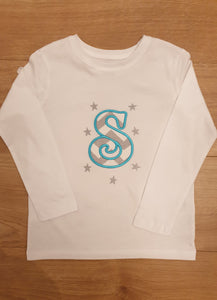 Initial Long Sleeve T Shirt