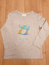 Load image into Gallery viewer, Beautiful Super Sparkly Diving Mermaid Long Sleeve Tee With Personalisation