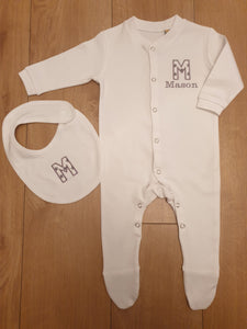 Single Initial And Name 3 Piece Set