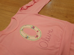 Super Cute Personalised Filly Sleeved Lounge set