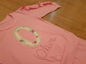 Super Cute Personalised Filly Sleeved Lounge set