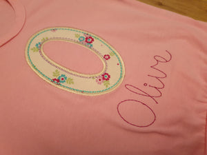 Super Cute Personalised Filly Sleeved Lounge set