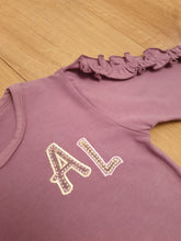 Load image into Gallery viewer, Cute Personalised Frilly Sleeved Initial Lounge Set