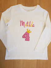 Load image into Gallery viewer, Personalised Birthday Age T-Shirt