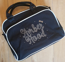 Load image into Gallery viewer, Gorgeous Personalised Dance/Gym bag with bow detailing.