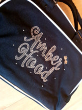 Load image into Gallery viewer, Gorgeous Personalised Dance/Gym bag with bow detailing.