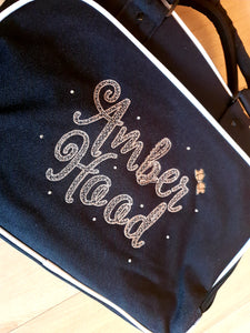 Gorgeous Personalised Dance/Gym bag with bow detailing.