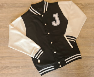 Adult Personalised Single Initial Varsity Jacket