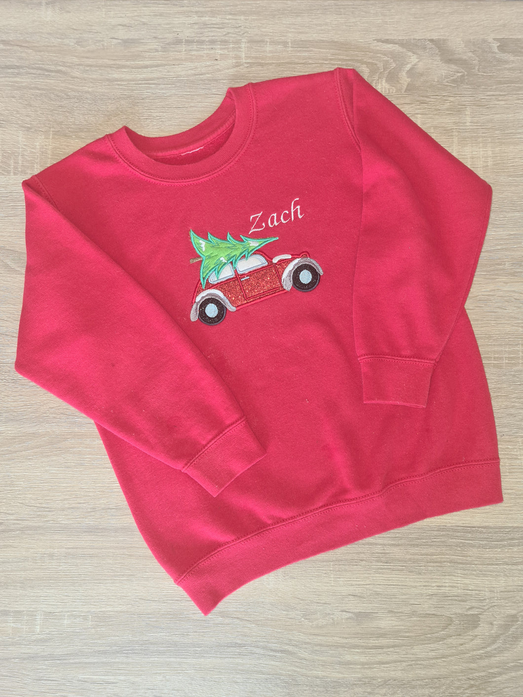 Personalised Car / Christmas Tree Christmas Sweater