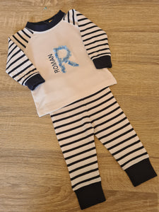 Personalised Single Initial And Name Pyjamas