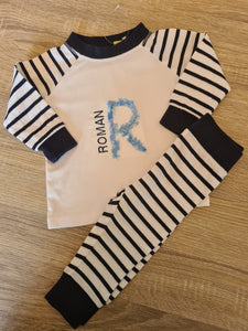 Personalised Single Initial And Name Pyjamas