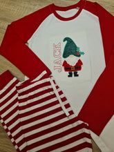 Load image into Gallery viewer, Personalised Christmas Gmome Pyjamas ( Kids &amp; Adults sizes available)