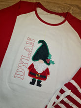 Load image into Gallery viewer, Personalised Christmas Gmome Pyjamas ( Kids &amp; Adults sizes available)