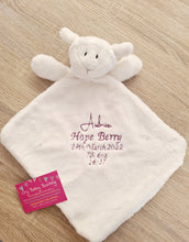 Load image into Gallery viewer, Personalised Birth Detail Baby Comfort Blanket