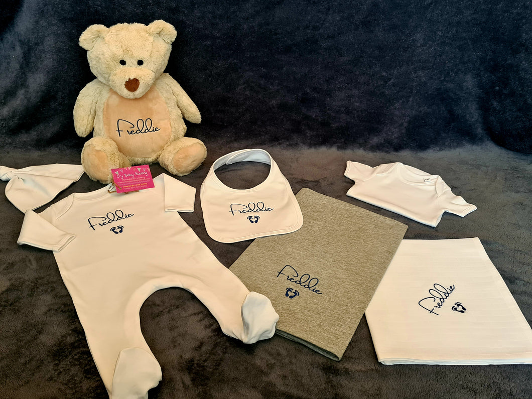 Deluxe Personalised New Baby Signature Hamper