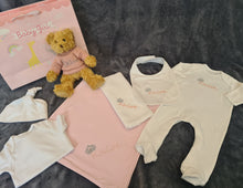 Load image into Gallery viewer, Duluxe Personalised New Baby With Crown Hamper