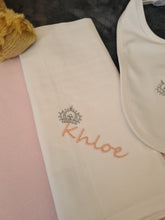 Load image into Gallery viewer, Duluxe Personalised New Baby With Crown Hamper