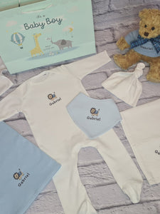 Duluxe Personalised New Baby Hamper 'Lion'