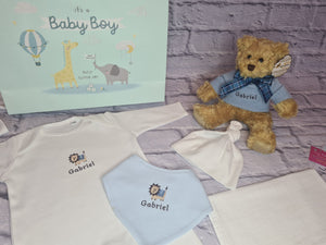 Duluxe Personalised New Baby Hamper 'Lion'