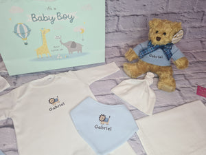 Duluxe Personalised New Baby Hamper 'Lion'