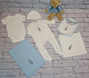 Duluxe Personalised New Baby Hamper 'One of A Kind'