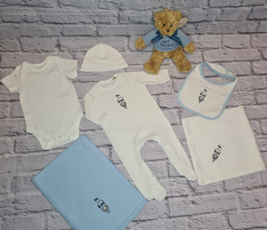 Duluxe Personalised New Baby Hamper 'One of A Kind'