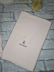 Duluxe Personalised New Baby Hamper 'Bear in shawl'