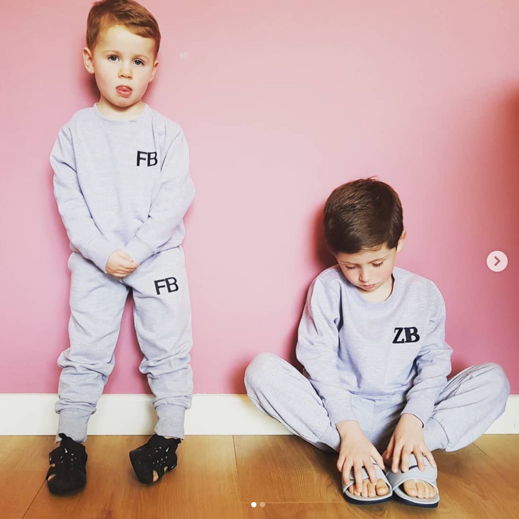 Baby initial tracksuit sales
