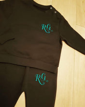 Load image into Gallery viewer, Baby / kids Personalised Initial Tracksuit - Navy