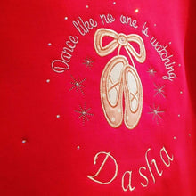 Load image into Gallery viewer, Ballet Themed Onsie with Sparkles