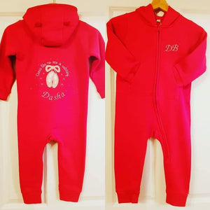 Ballet Themed Onsie with Sparkles