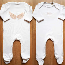 Load image into Gallery viewer, Stunning Angel Wing Sleep Suit With Diamante Detailing