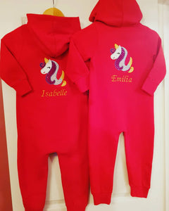 Super Sparkly Unicorn Personalised Onsie