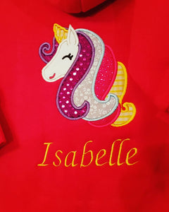 Super Sparkly Unicorn Personalised Onsie