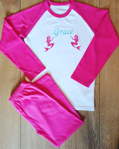 Personalised Mermaid Pyjamas Set 🎀