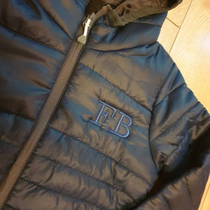 Regatta initial personalised shower proof padded outdoor jacket