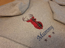 Load image into Gallery viewer, Stunning Personalised Tartan Stag Head Family Onsies