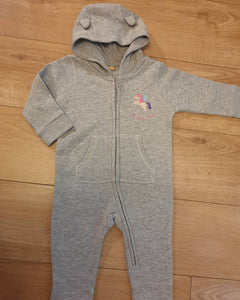 Cute Unicorn monogram personalised onsie (Multiple Colour Options)