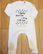 Load image into Gallery viewer, Harry Potter &#39;I Solemnly Swear I Am Up To No Good&#39; Sleepsuit