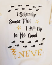 Load image into Gallery viewer, Harry Potter &#39;I Solemnly Swear I Am Up To No Good&#39; Sleepsuit