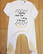 Load image into Gallery viewer, Harry Potter &#39;I Solemnly Swear I Am Up To No Good&#39; Sleepsuit