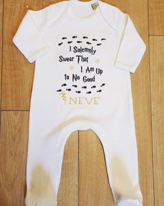 Harry Potter 'I Solemnly Swear I Am Up To No Good' Sleepsuit