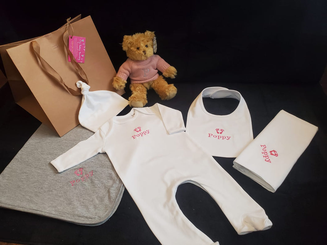 Duluxe Personalised New Baby Hamper